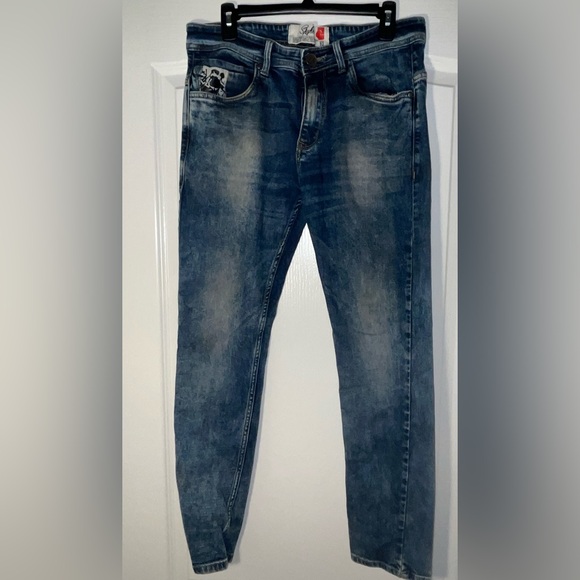 Mens size 34X33 vintage Spykar skinny jeans - Picture 1 of 7